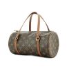 Bolso de mano Papillon en lona Monogram y cuero marrón - 00pp thumbnail