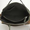 Sac bandoulière Fendi By the way en cuir marron et vert-kaki - Detail D3 thumbnail