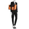 Celine Belt large model handbag in gold and black bicolor leather - Detail D1 thumbnail