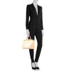 Louis Vuitton Brea handbag in beige monogram patent leather and natural leather - Detail D1 thumbnail