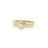 Sortija Van Cleef & Arpels Fleurette modelo mediano en oro amarillo y diamantes - 00pp thumbnail