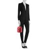 Chanel Timeless backpack in raspberry pink quilted leather - Detail D2 thumbnail