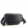 Mochila Louis Vuitton America's Cup en piel en damero grabada azul Cobalt - Detail D4 thumbnail