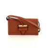 Sac bandoulière Loewe Bracelona petit modèle en cuir marron - 360 thumbnail