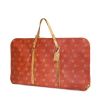 Funda protectora para ropa Louis Vuitton America's Cup en lona revestida roja y cuero natural - 00pp thumbnail