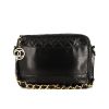 Bolso bandolera Chanel  Vintage en cuero acolchado negro - 360 thumbnail