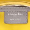 Dior Lady Dior medium model handbag in Bleu Pale, yellow and grey leather cannage - Detail D2 thumbnail
