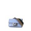 Fendi Baguette shoulder bag in blue leather - 00pp thumbnail