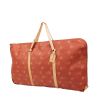 Funda protectora para ropa Louis Vuitton America's Cup en lona revestida roja y cuero natural - 00pp thumbnail
