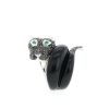 De Grisogono ring in white gold,  jet and diamonds - 360 thumbnail