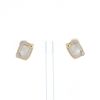 Pendientes con clip Pomellato Ritratto de oro rosa, cuarzo y diamantes - 360 thumbnail