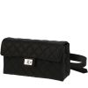 Pochette-cintura Chanel  Pochette ceinture in pelle martellata e trapuntata nera - 00pp thumbnail