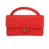 Borsa Chanel Vintage in pelle trapuntata rossa - 360 thumbnail