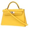 Hermès  Kelly 20 cm handbag  in yellow epsom leather - 00pp thumbnail