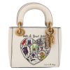 Sac à main Dior  Lady Dior Edition Limitée Niki de Saint Phalle en cuir blanc - Detail D2 thumbnail