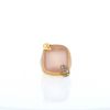 Sortija Pomellato Ritratto modelo mediano de oro rosa, cuarzo y diamantes - 360 thumbnail