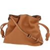 Loewe  Flamenco Knot  shoulder bag  in brown leather - 00pp thumbnail