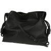 Sac bandoulière Loewe  Flamenco Knot  moyen modèle  en cuir noir - 00pp thumbnail