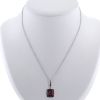 Bulgari  pendant in white gold and rhodonite - 360 thumbnail