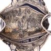 Shopping bag Dior  Book Tote modello grande  in tela con stampa a motivi blu e beige - Detail D3 thumbnail