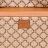 Celine   suitcase  in brown "Triomphe" canvas  and brown leather - Detail D6 thumbnail