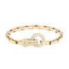 Bracciale Cartier Agrafe in oro giallo e diamanti - 00pp thumbnail