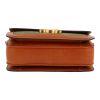 Celine  Triomphe handbag  in brown leather  and khaki canvas - Detail D1 thumbnail