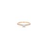 Bague solitaire Cartier 1895 en or rose et diamant - 360 thumbnail