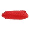 Bottega Veneta  Mini Jodie handbag  in red intrecciato leather - Detail D1 thumbnail