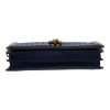 Bottega Veneta  Olimpia Knot shoulder bag  in navy blue braided leather - Detail D1 thumbnail