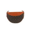 Bolso bandolera Goyard  Hirondelle en tela Goyardine negra y cuero marrón - 360 thumbnail